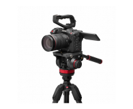 Manfrotto 055 Video Carbon Black z głowicą 502AH - 1486314 - zdjęcie 2